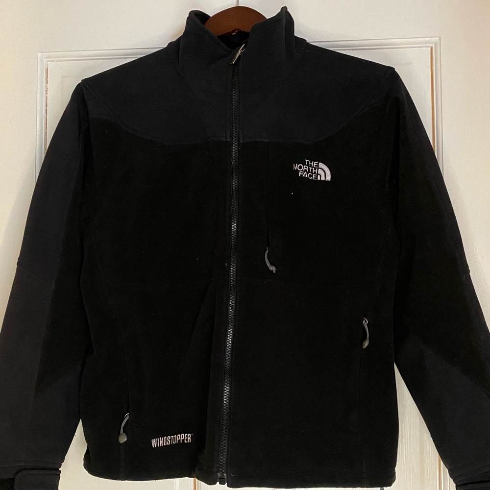 Women’s S/P The North Face Black Windstopper Fleece Jacket